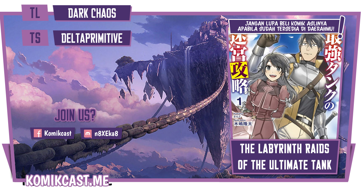 Komik The Labyrinth Raids of the Ultimate Tank ~The Tank Possessing a Rare 9,999 Endurance Skill was Expelled from the Hero Party~ Chapter 12.3 gambar 1