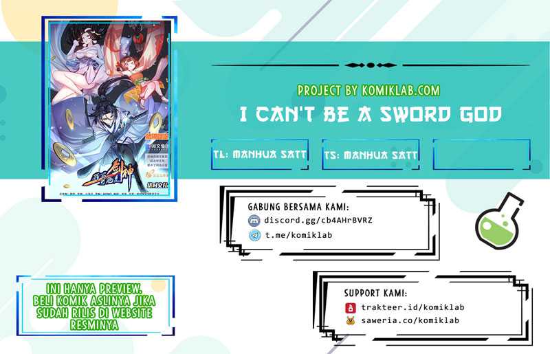 Komik I Can’t Be a Sword God Chapter 01 gambar 1