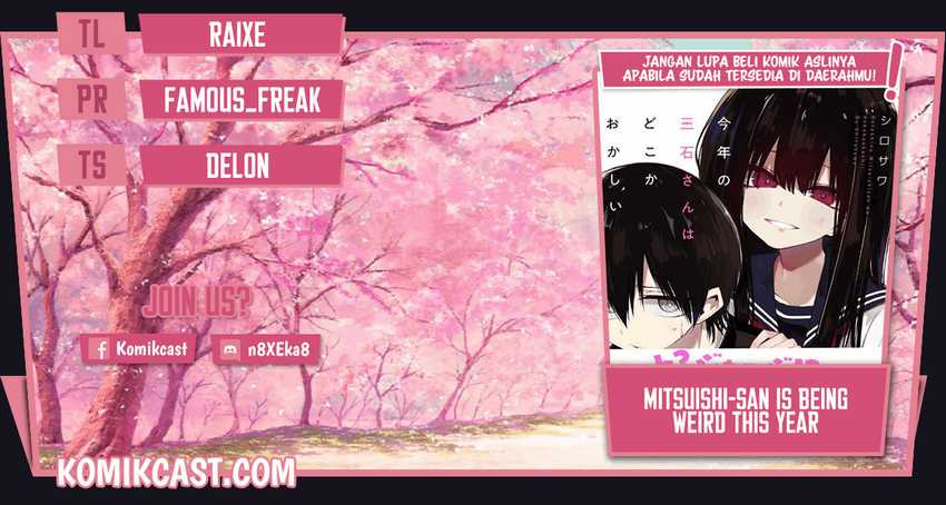 Komik Mitsuishi-San Is Being Weird This Year Chapter 04 gambar 1