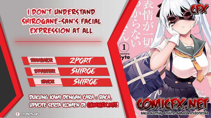 Komik Hyoujou ga Issai Wakaranai Shirogane-san Chapter 04 gambar 1