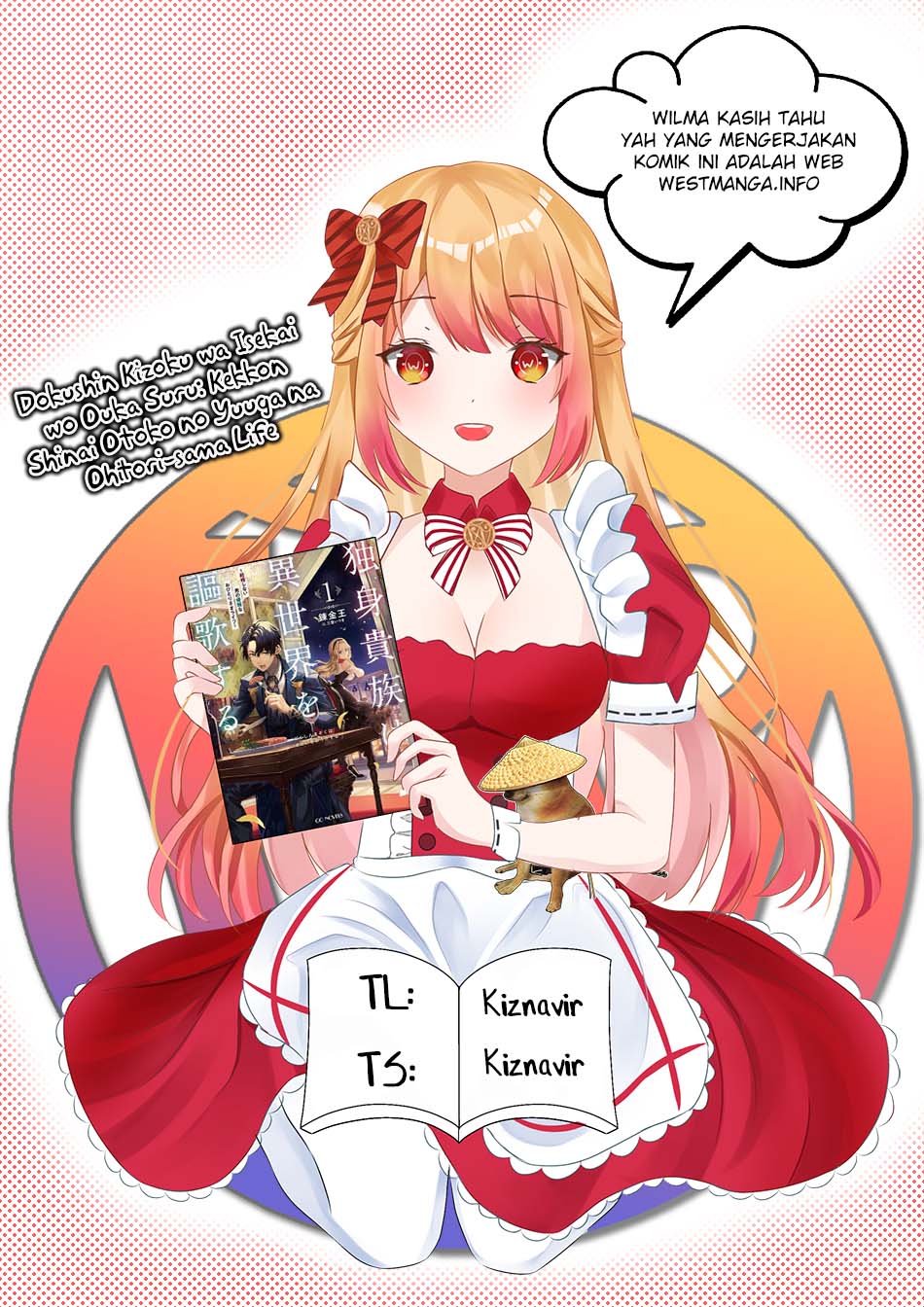 Manga Dokushin Kizoku wa Isekai wo Ouka Suru: Kekkon Shinai Otoko no Yuuga na Ohitori-sama Life Chapter 2 gambar 2