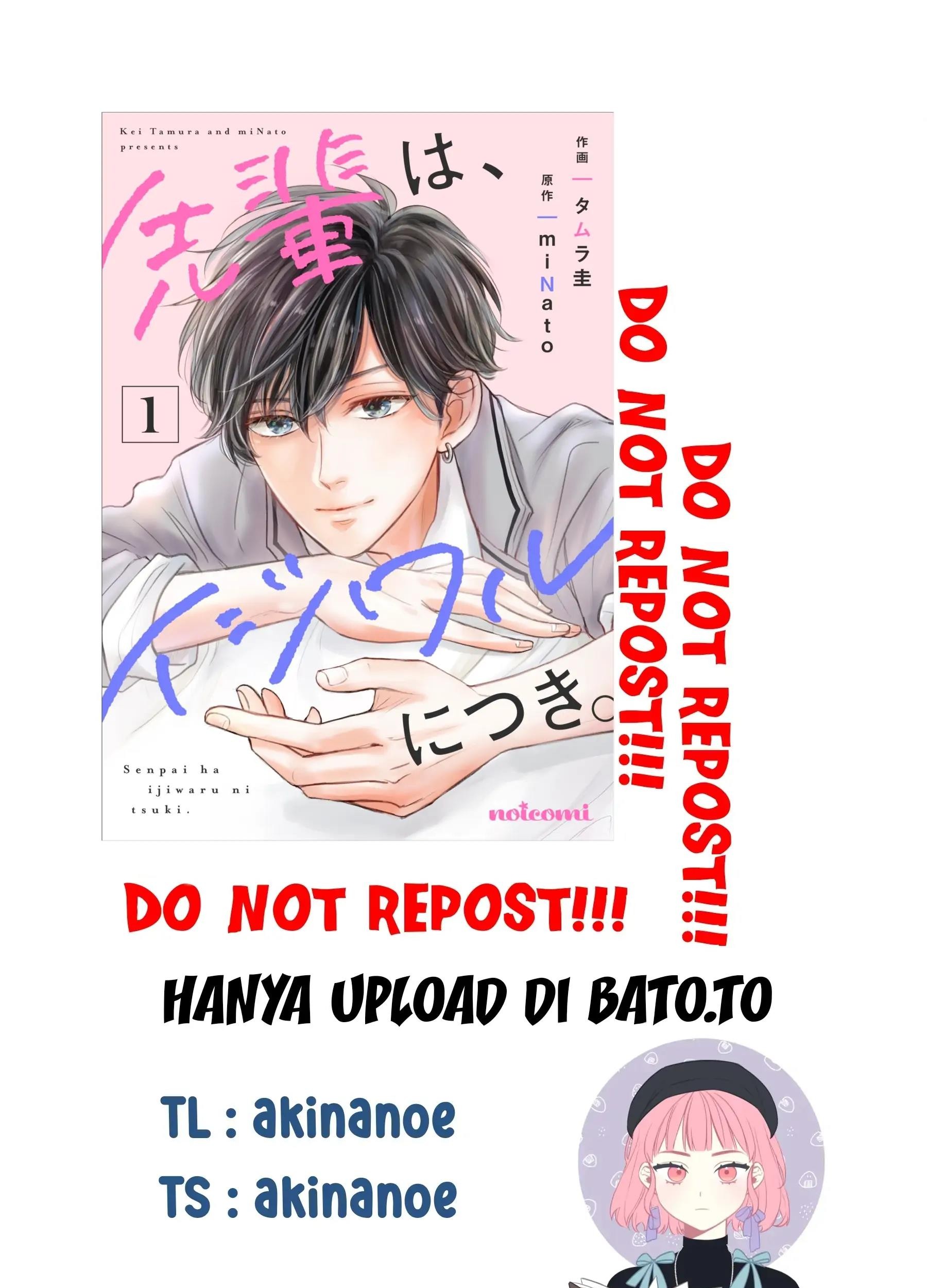 Komik Senpai wa, Ijiwaru ni Tsuki Chapter 8 gambar 1