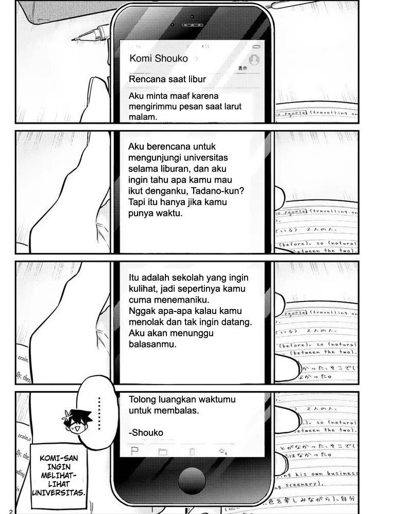 Manga Komi-san wa Komyushou Desu Chapter 348 gambar 2