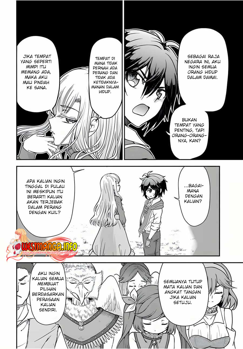 Tenohira Kaitaku Mura de Isekai Kenkokuki: Fueteku Yome-tachi to Nonbiri Mujintou Life (fix) Chapter 35 Gambar 16