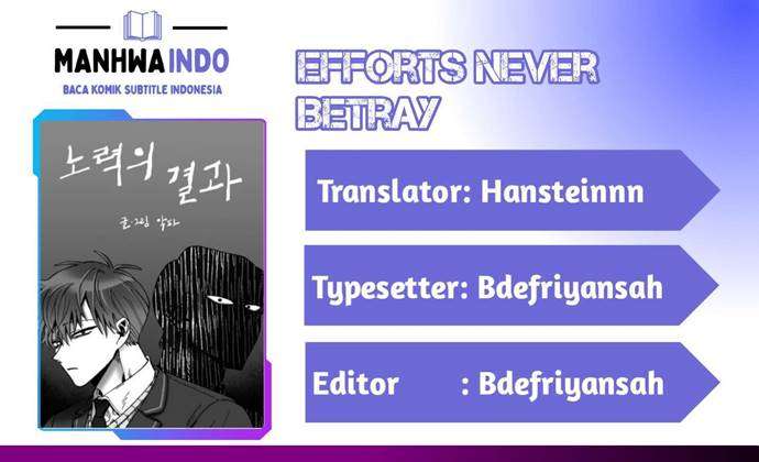 Komik Efforts Never Betray Chapter 31 gambar 1
