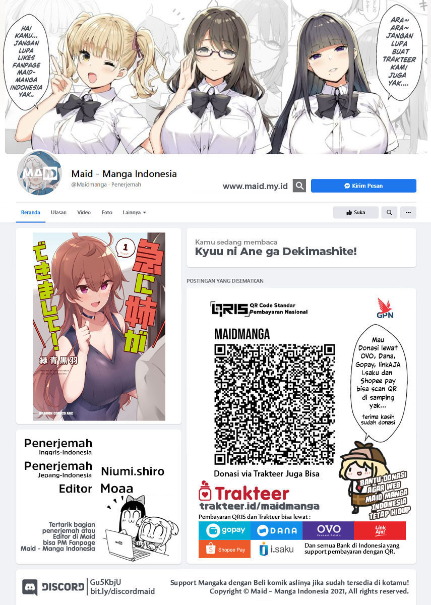 Manga Kyuu ni Ane ga Dekimashite! Chapter 10 gambar 2
