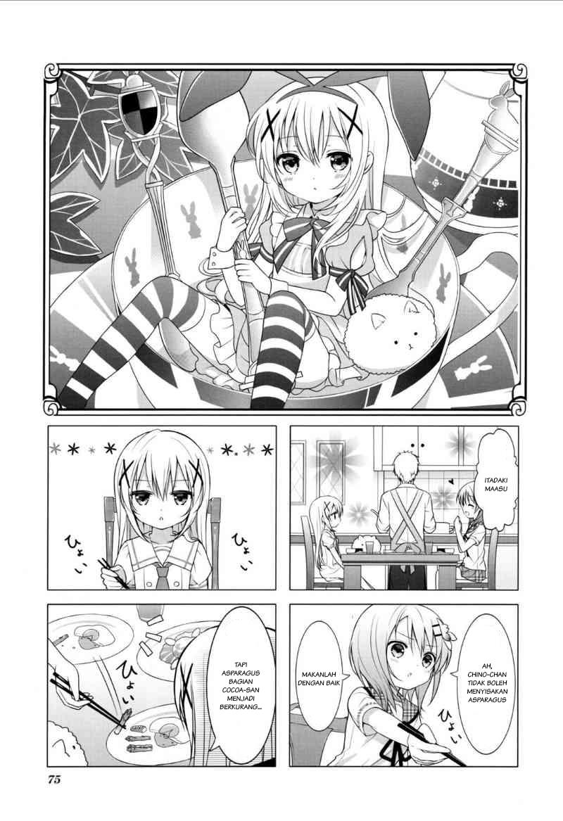 Komik Gochuumon wa Usagi desu ka? Chapter 9 gambar 1