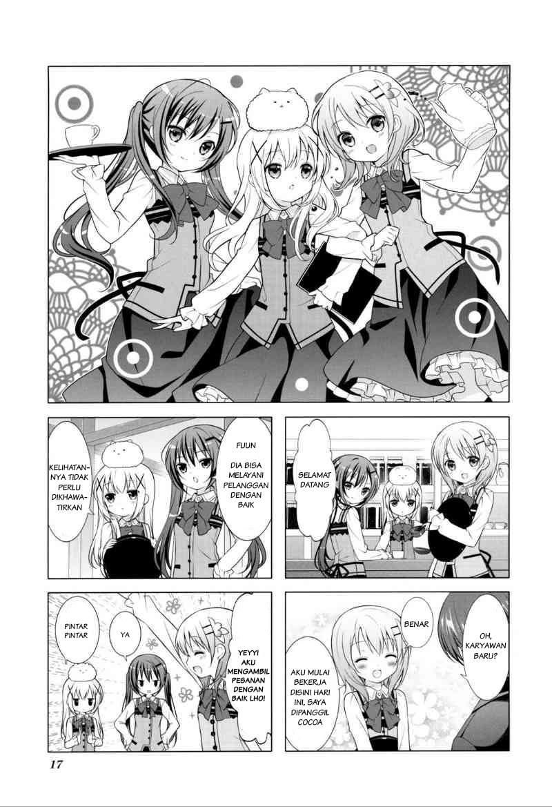 Komik Gochuumon wa Usagi desu ka? Chapter 2 gambar 1