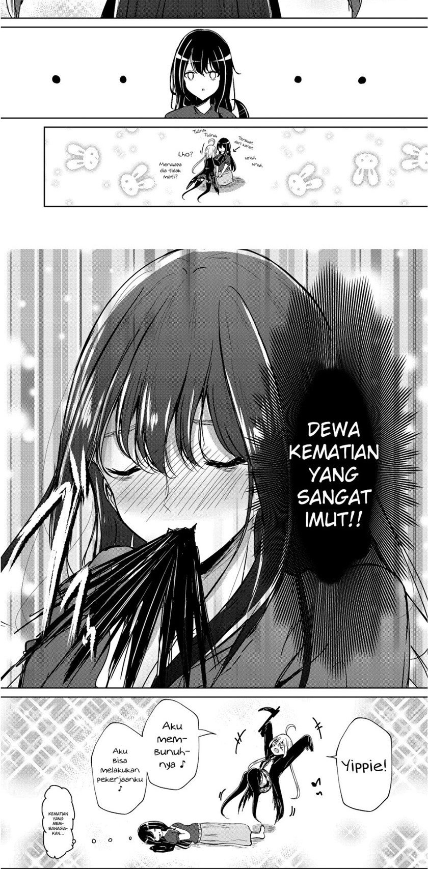 Grim Reaper-san, Kill Me Please! Chapter 00.1 Gambar 3