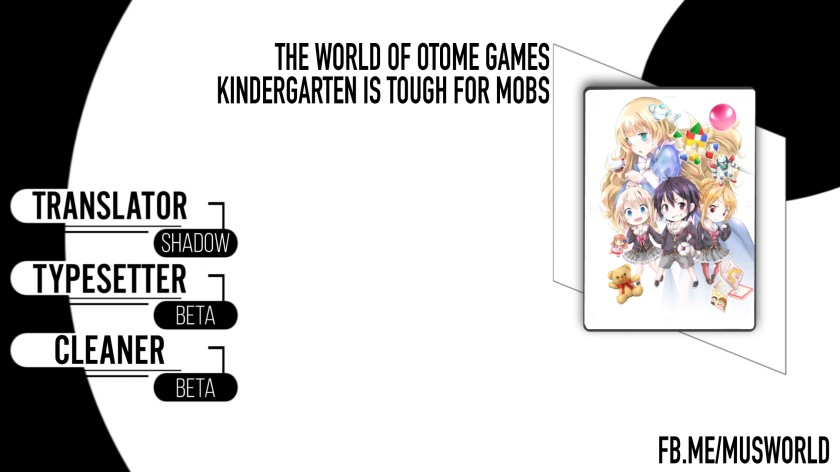 Komik The World of Otome Games Kindergarten is Tough for Mobs Chapter 02 gambar 1