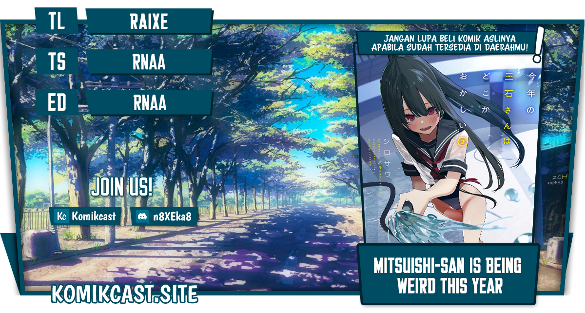 Komik Mitsuishi-San Is Being Weird This Year Chapter 21 gambar 1