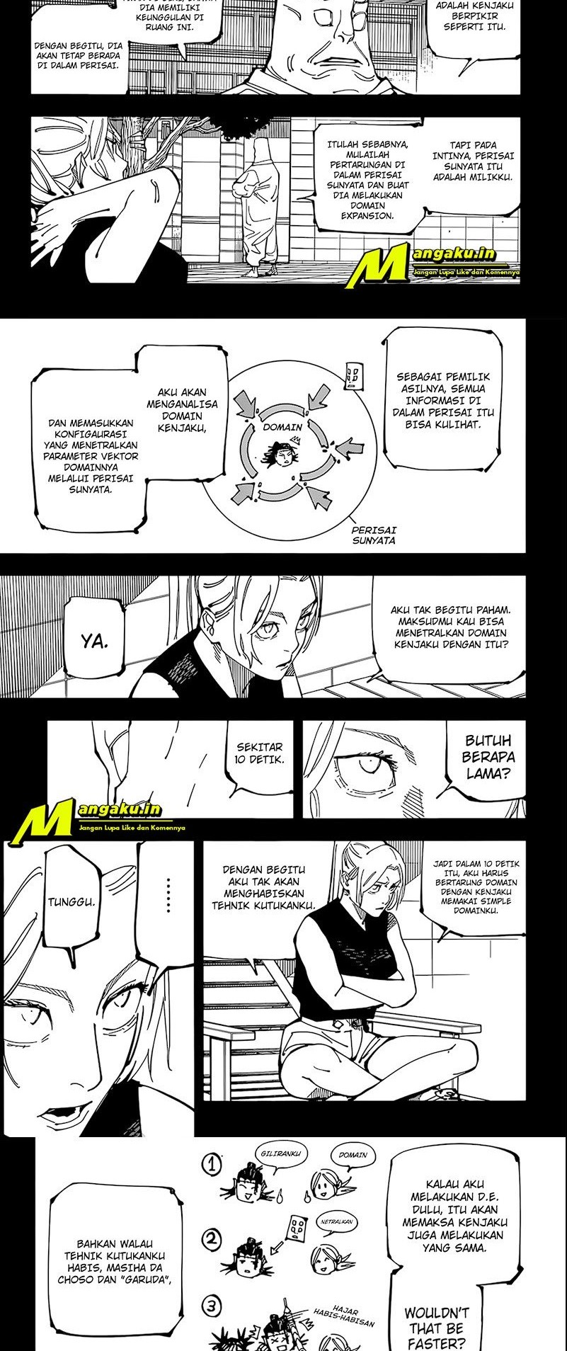 Manga Jujutsu Kaisen Chapter 206 gambar 2