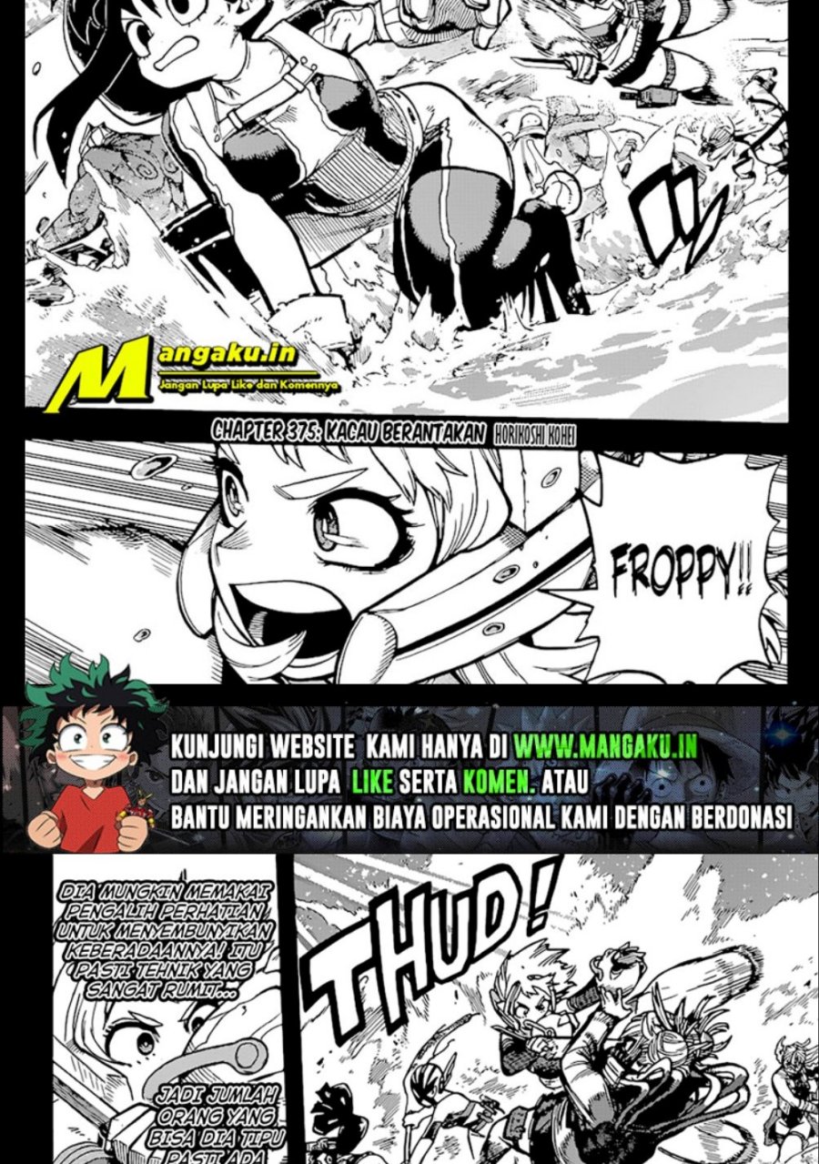 Manga Boku no Hero Academia Chapter 375 gambar 2