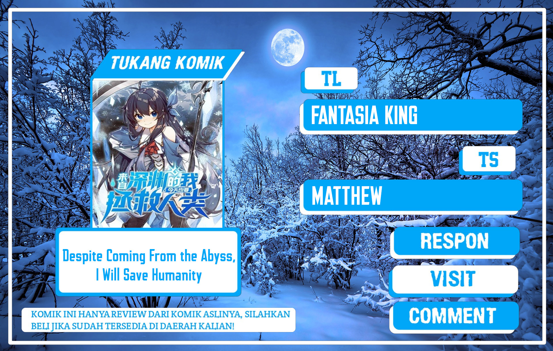 Komik I Came From The Abyss to Save Mankind Chapter 6 gambar 1