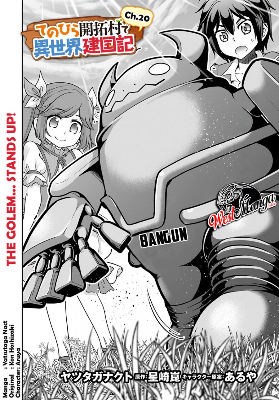 Tenohira Kaitakumura de Isekai Kenkouki ~Fueteku Yome-tachi to Nonbiri Mujintou Raifu~ Chapter 20 Gambar 4
