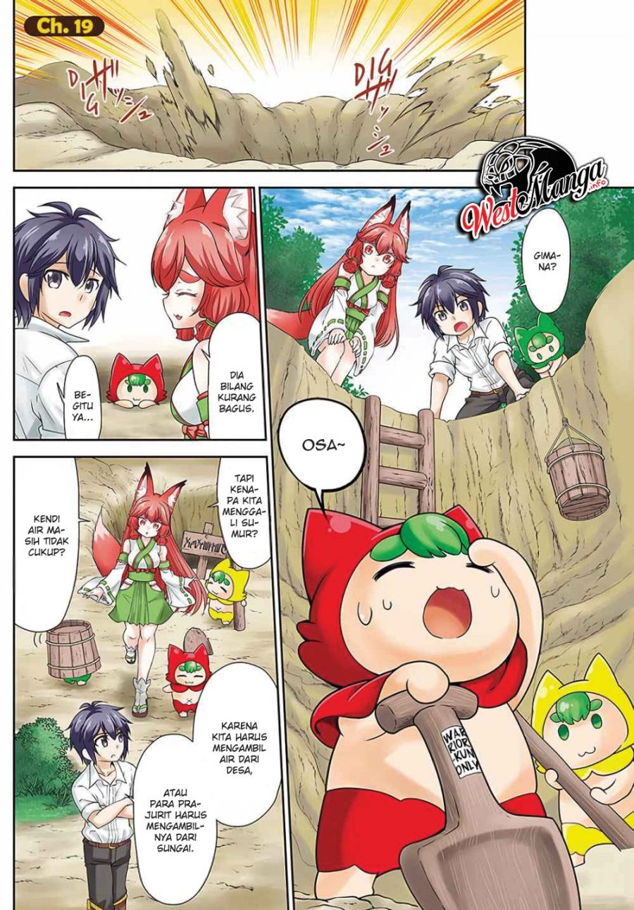 Manga Tenohira Kaitakumura de Isekai Kenkouki ~Fueteku Yome-tachi to Nonbiri Mujintou Raifu~ Chapter 19 gambar 2