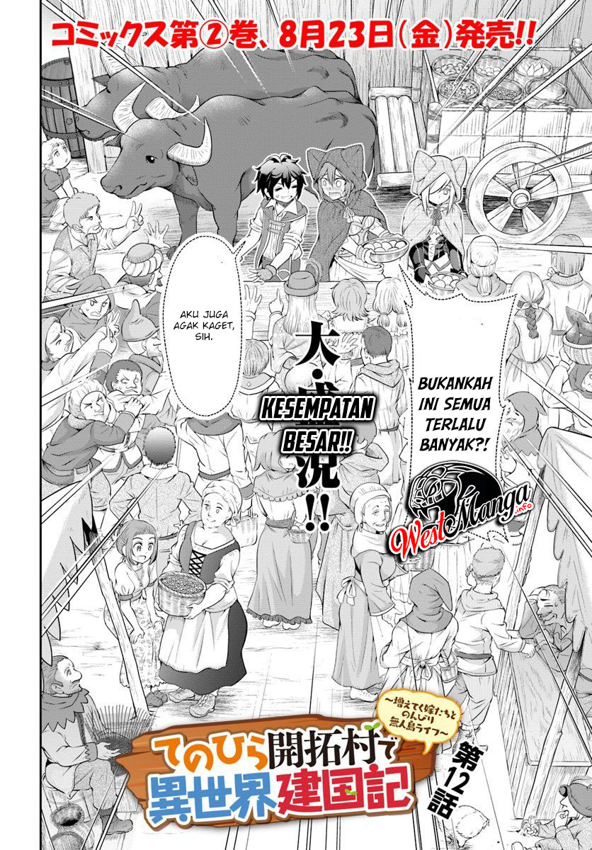 Tenohira Kaitakumura de Isekai Kenkouki ~Fueteku Yome-tachi to Nonbiri Mujintou Raifu~ Chapter 12 Gambar 4