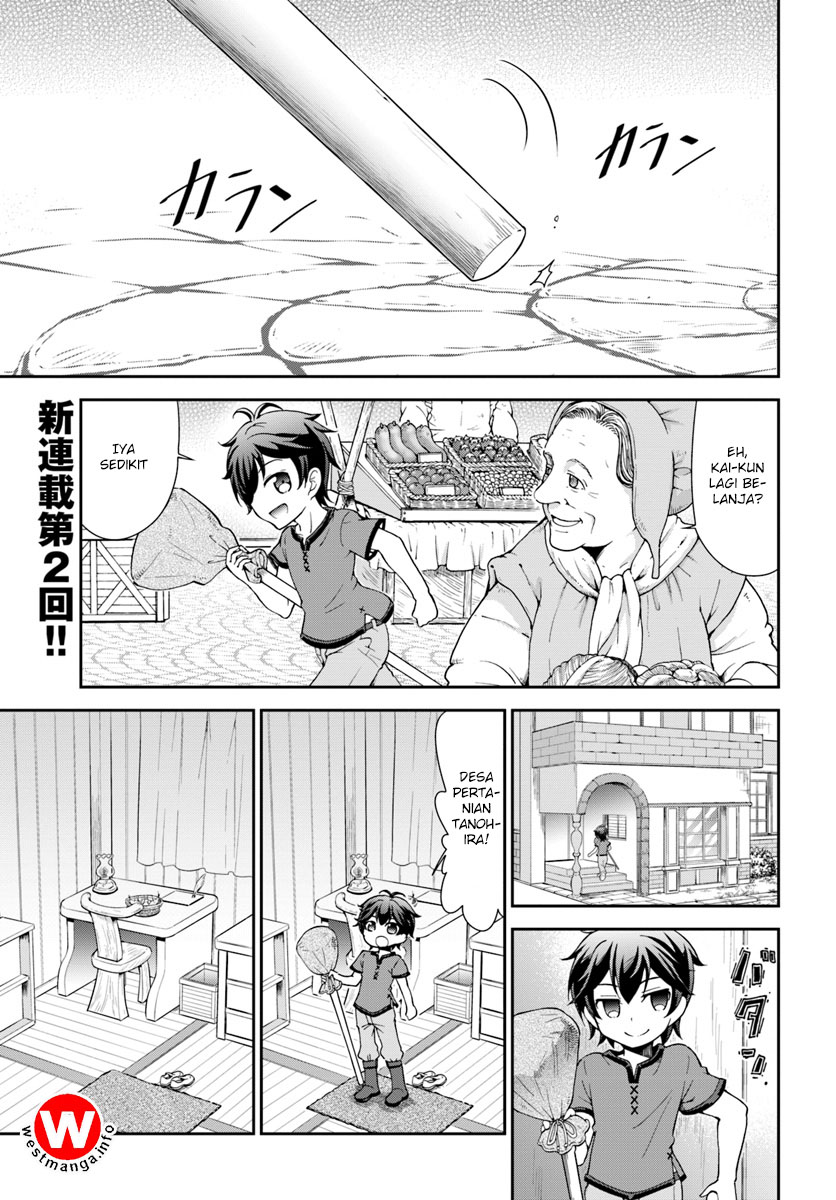 Komik Tenohira Kaitakumura de Isekai Kenkouki ~Fueteku Yome-tachi to Nonbiri Mujintou Raifu~ Chapter 02 gambar 1