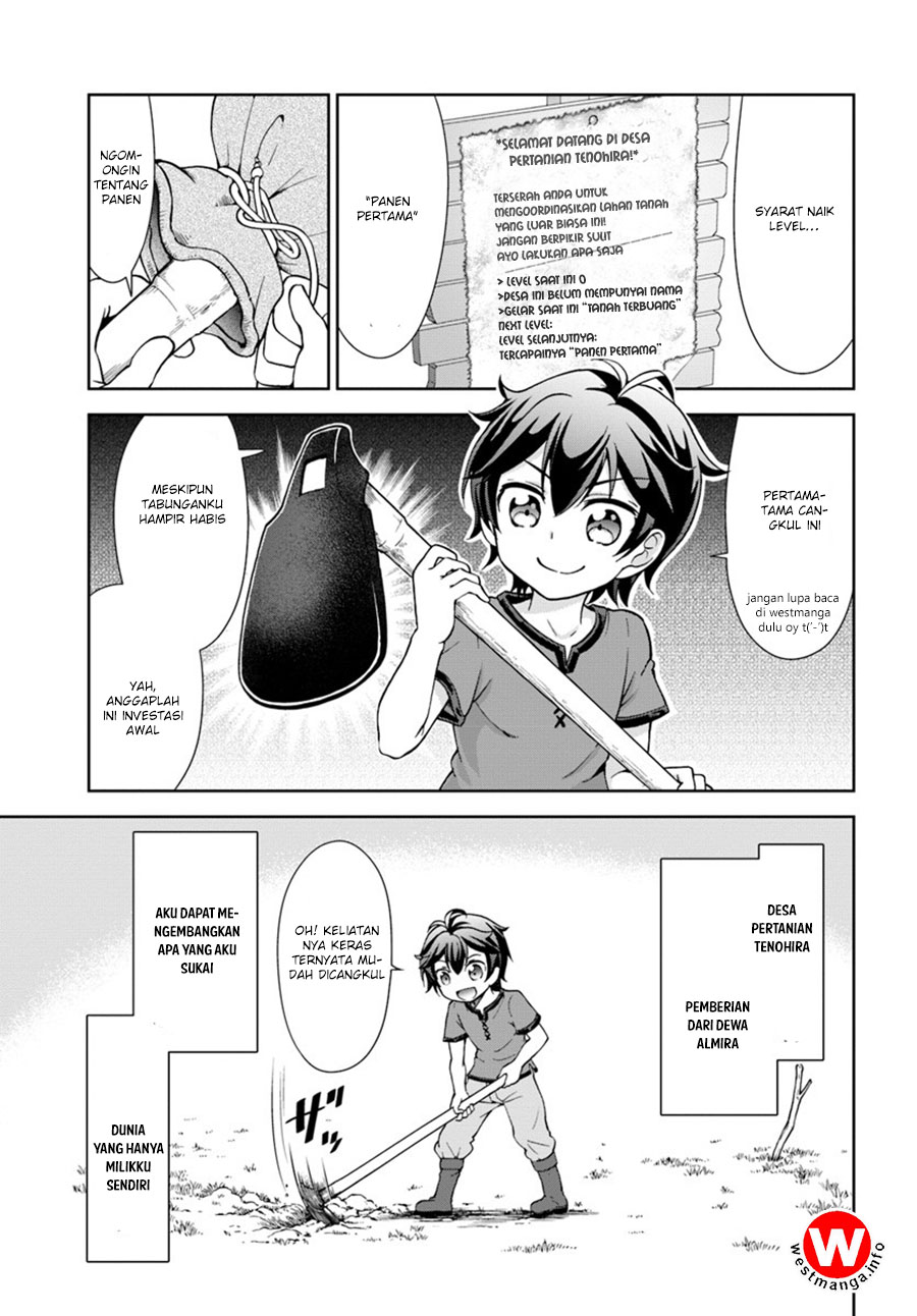 Tenohira Kaitakumura de Isekai Kenkouki ~Fueteku Yome-tachi to Nonbiri Mujintou Raifu~ Chapter 02 Gambar 4