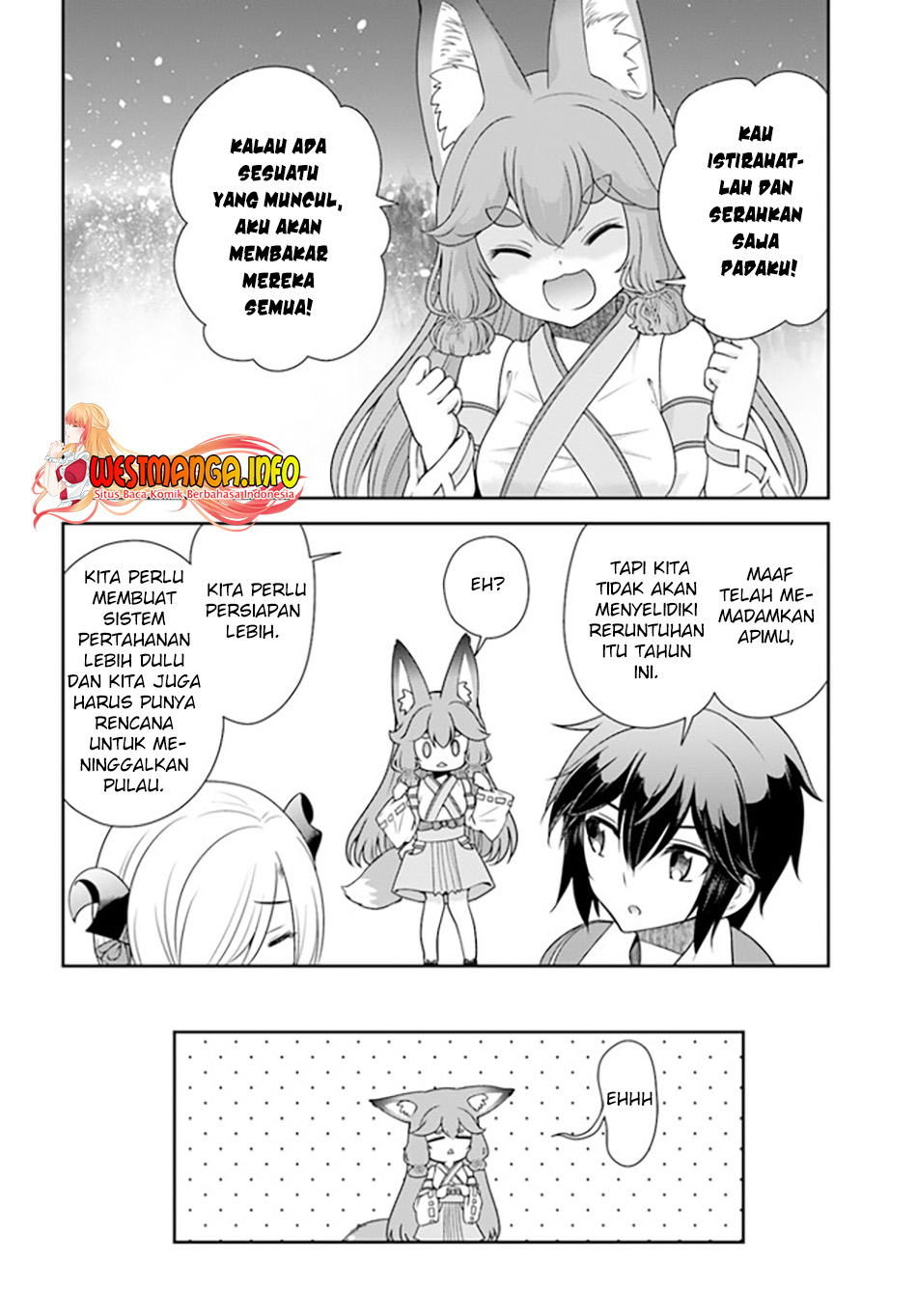 Tenohira Kaitakumura de Isekai Kenkouki ~Fueteku Yome-tachi to Nonbiri Mujintou Raifu~ Chapter 36 Gambar 13