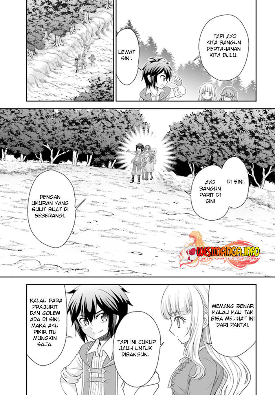 Tenohira Kaitakumura de Isekai Kenkouki ~Fueteku Yome-tachi to Nonbiri Mujintou Raifu~ Chapter 36 Gambar 16