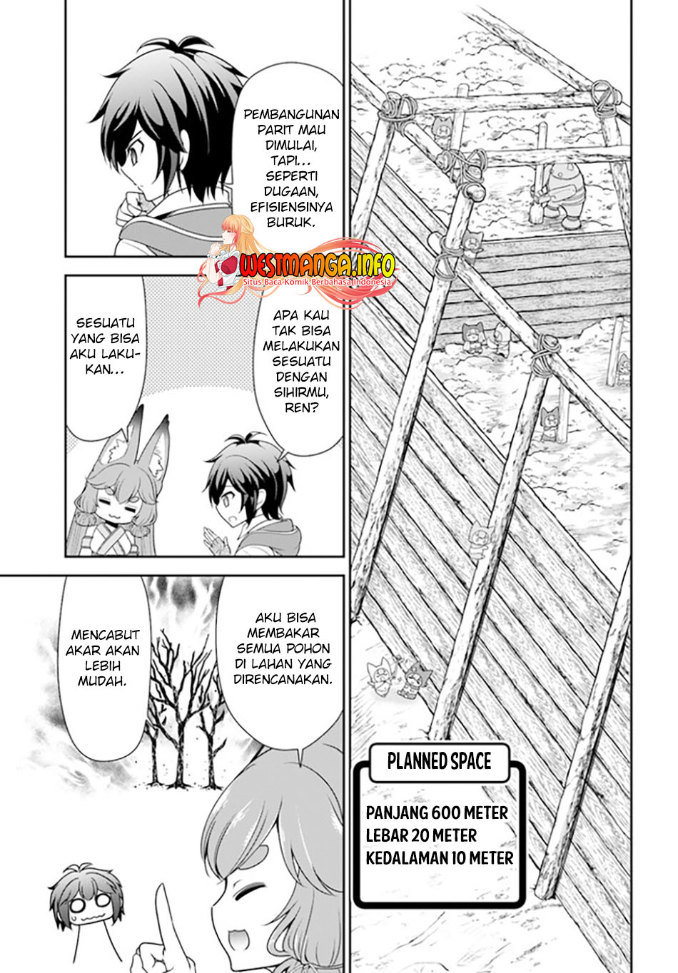 Tenohira Kaitakumura de Isekai Kenkouki ~Fueteku Yome-tachi to Nonbiri Mujintou Raifu~ Chapter 36 Gambar 24