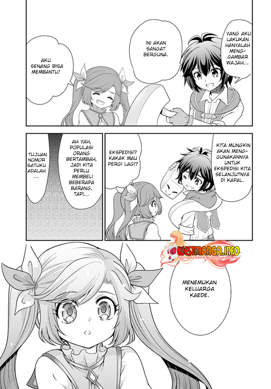 Tenohira Kaitakumura de Isekai Kenkouki ~Fueteku Yome-tachi to Nonbiri Mujintou Raifu~ Chapter 36 Gambar 30