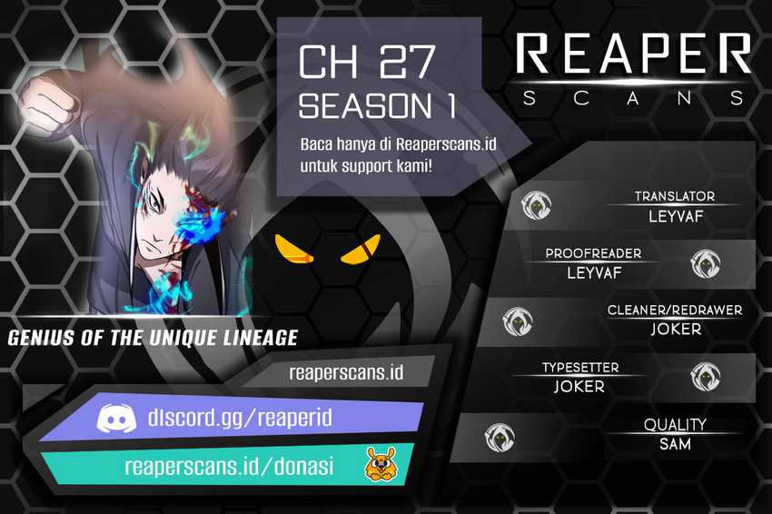 Komik Genius of the Unique Lineage Chapter 27 gambar 1