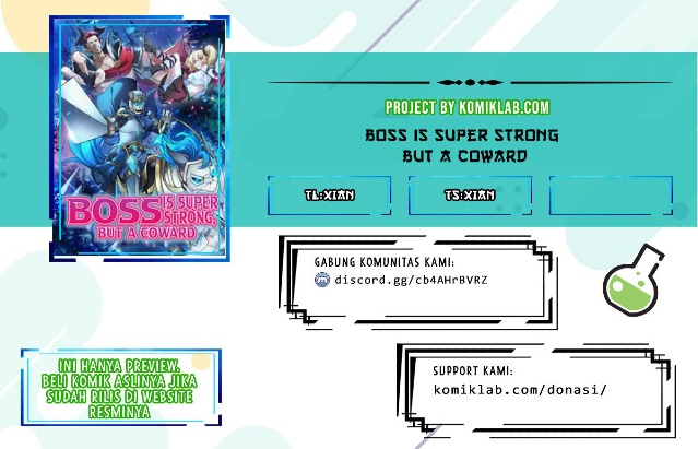 Komik Boss Is Super Strong, but a Coward Chapter 04 gambar 1