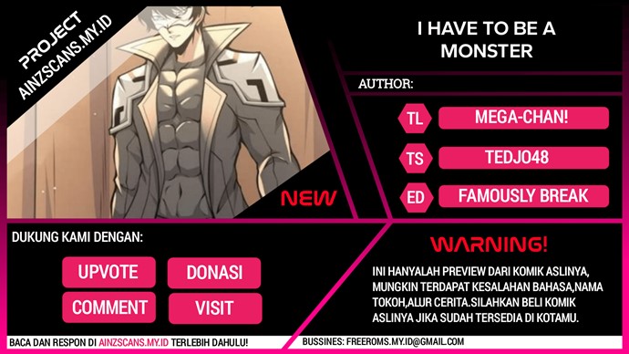 Komik I Have to Be a Monster Chapter 24 gambar 1