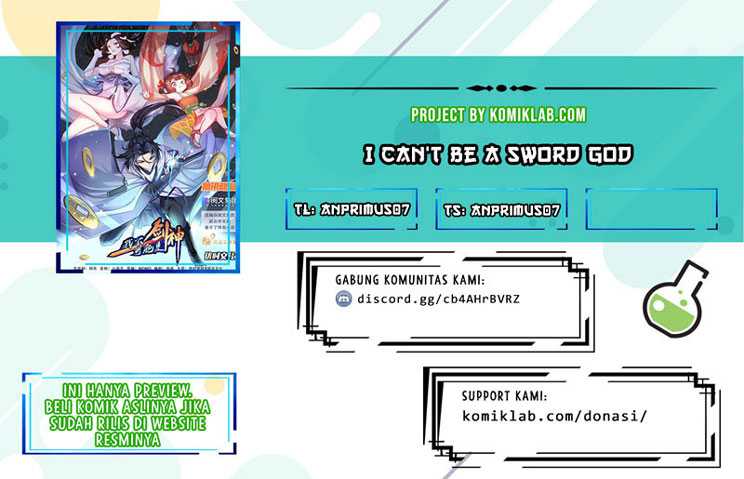 Komik I Can’t Be a Sword God Chapter 08 gambar 1