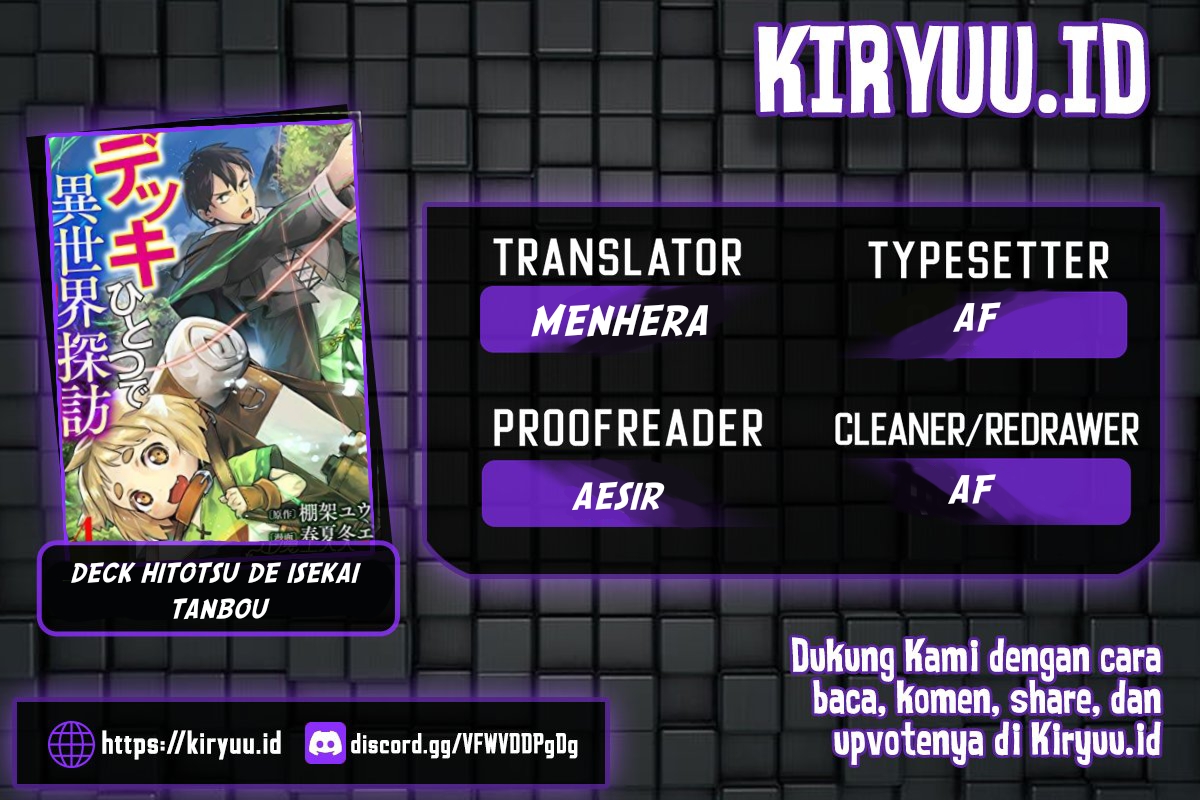 Komik Deck Hitotsu de Isekai Tanbou Chapter 14 gambar 1