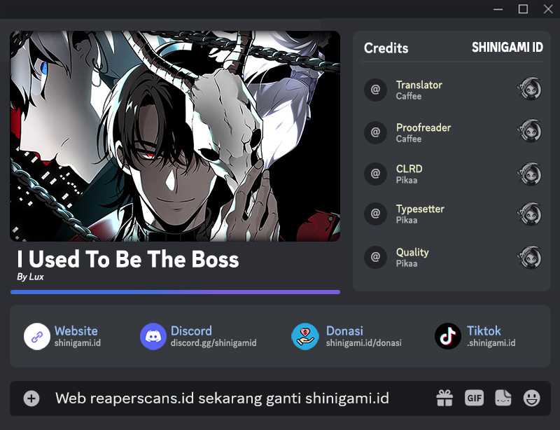 Komik I Used To Be The Boss Chapter 17 gambar 1