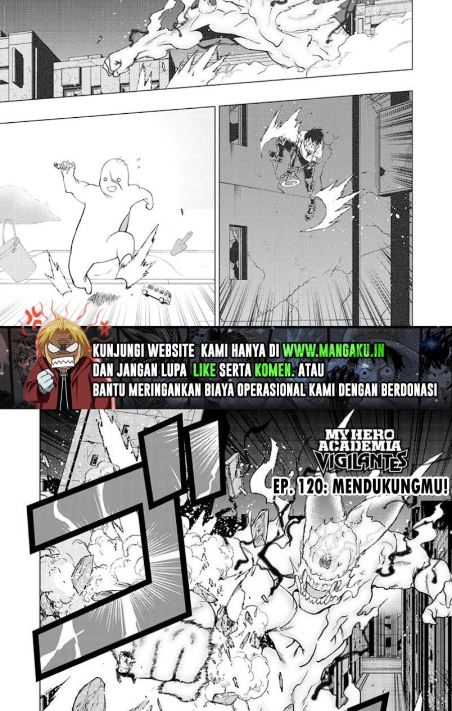 Manga Vigilante: Boku no Hero Academia Illegal Chapter 120 gambar 2