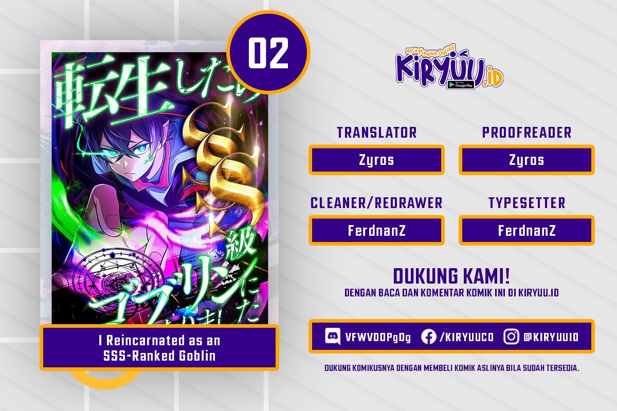Komik I Reincarnated as an SSS-Ranked Goblin Chapter 02 gambar 1
