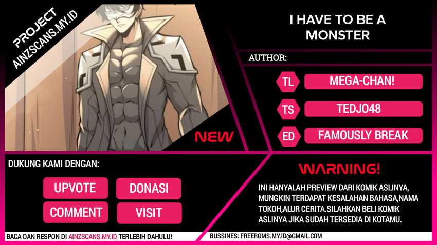 Komik I Have to Be a Monster Chapter 33 gambar 1