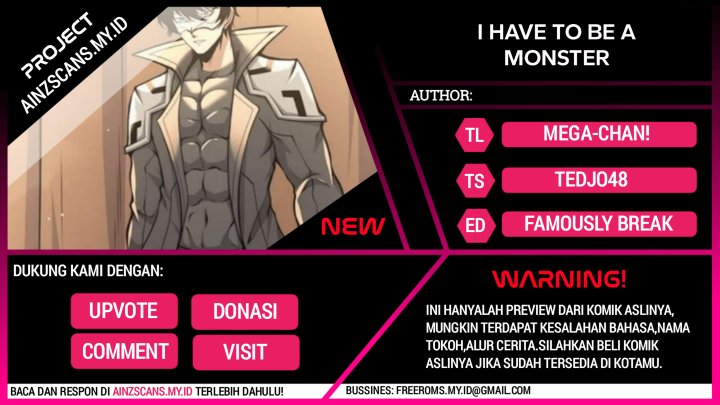 Komik I Have to Be a Monster Chapter 34 gambar 1