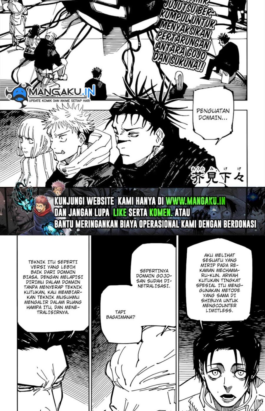 Manga Jujutsu Kaisen Chapter 225 gambar 2