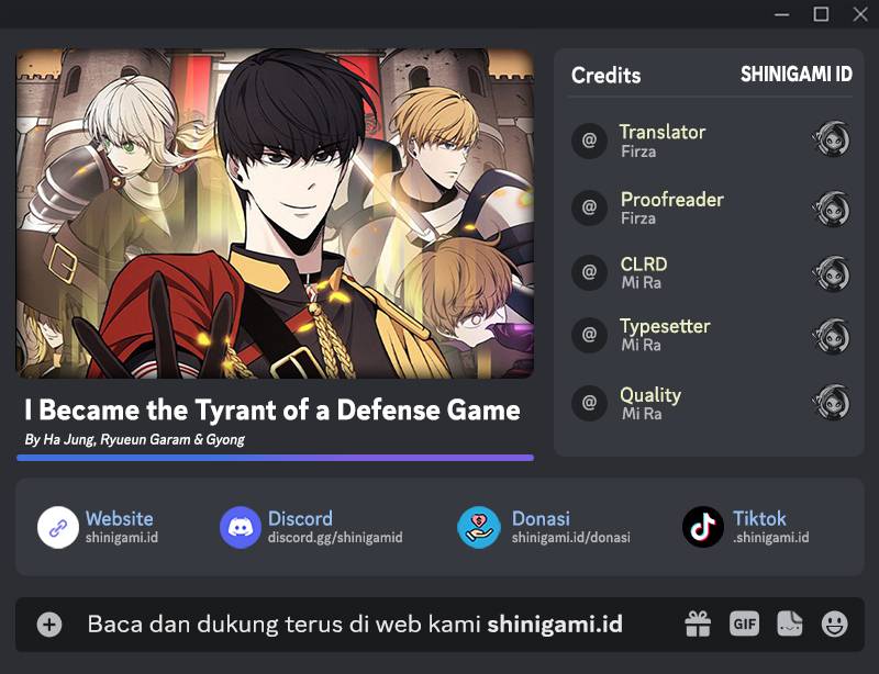Komik I Became the Tyrant of a Defense Game Chapter 49 gambar 1