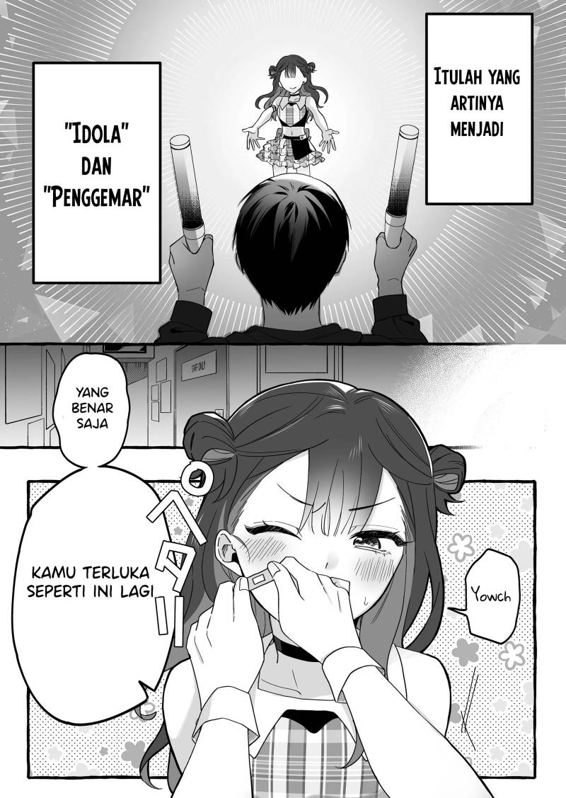 Damedol to Sekai ni Hitori Dake no Fan (Serialization) Chapter 03 Gambar 6