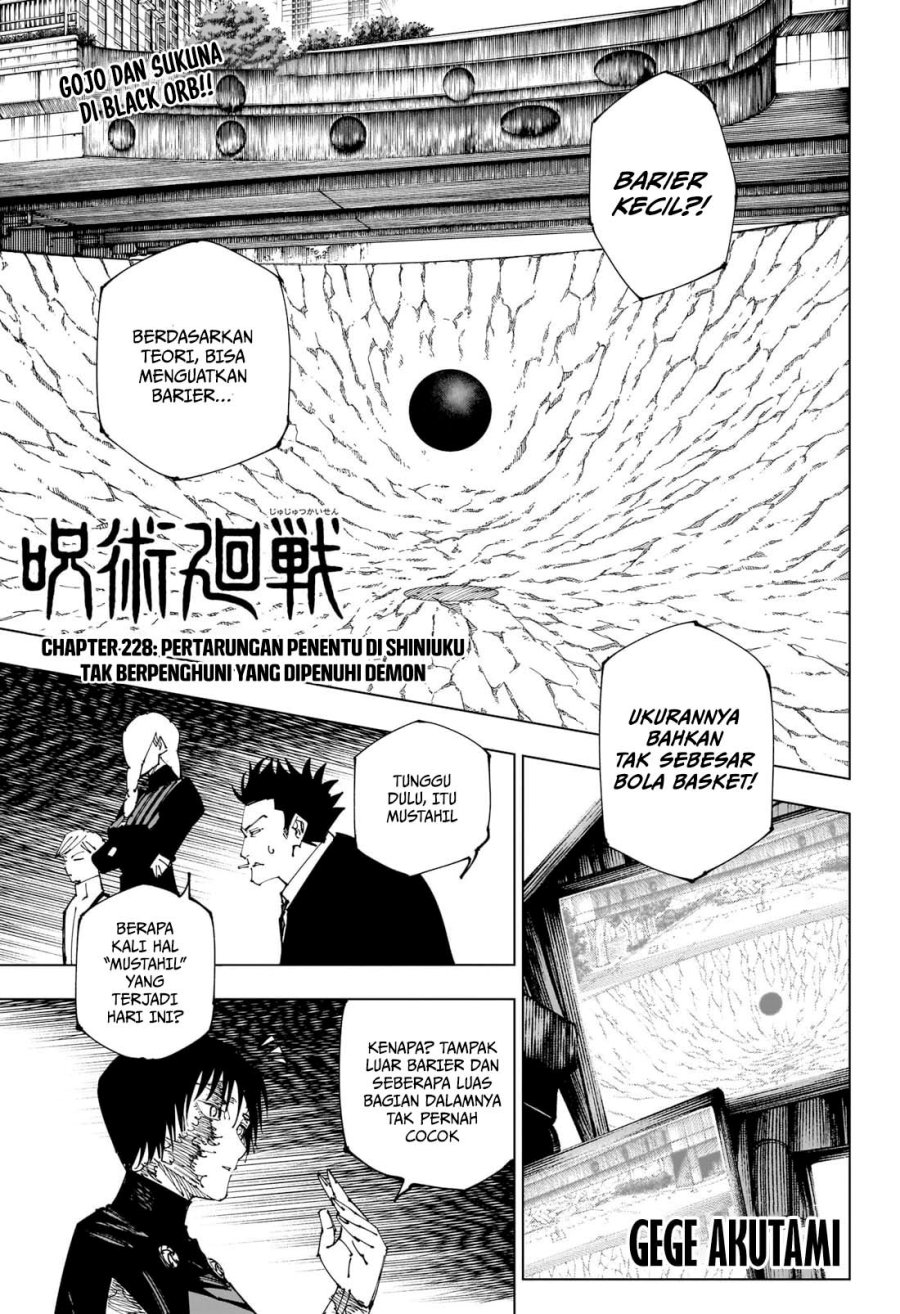 Manga Jujutsu Kaisen Chapter 228 gambar 2