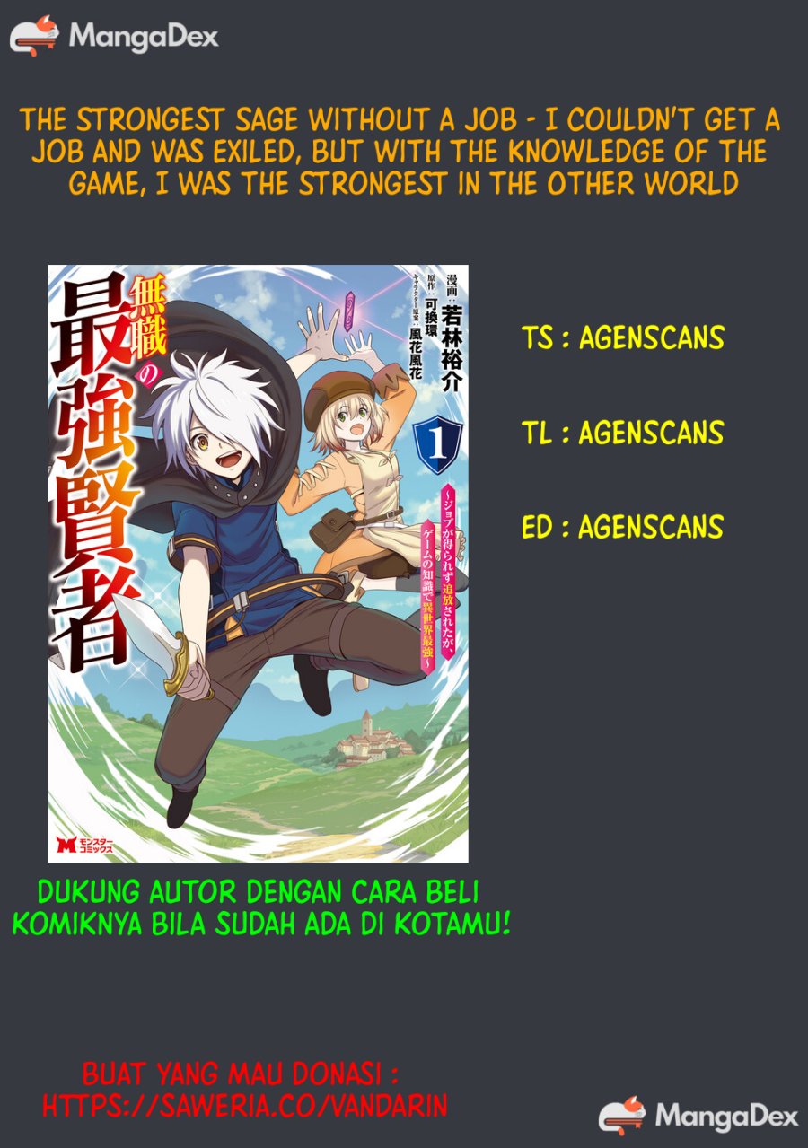 Komik The Strongest Sage Without a Job – I Couldn’t Get a Job and Was Exiled, but With the Knowledge of the Game, I Was the Strongest in the Other World Chapter 08 gambar 1