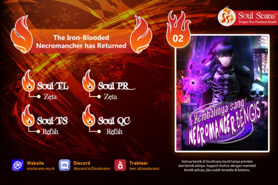 Komik The Iron-Blooded Necromancer Has Returned Chapter 02 gambar 1