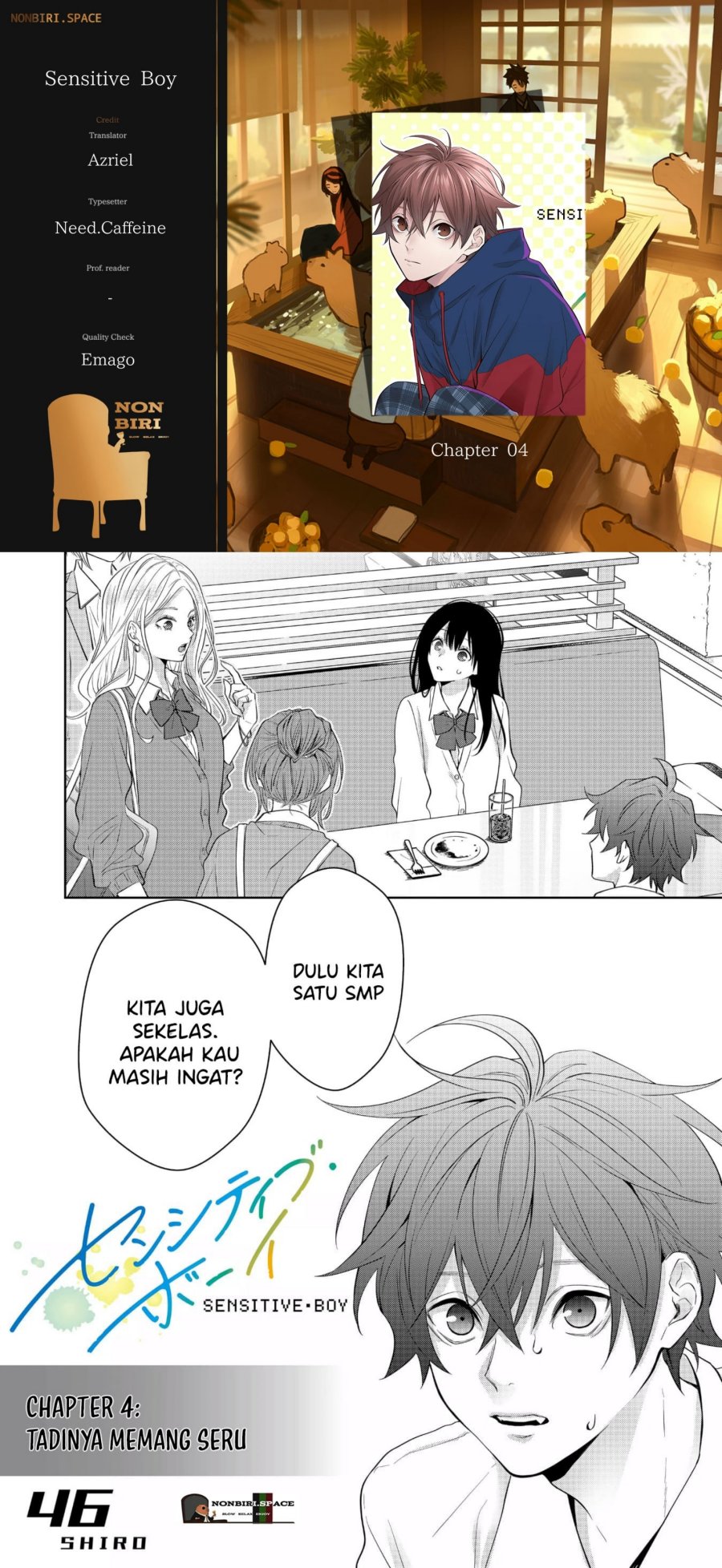 Komik Sensitive Boy Chapter 04 gambar 1