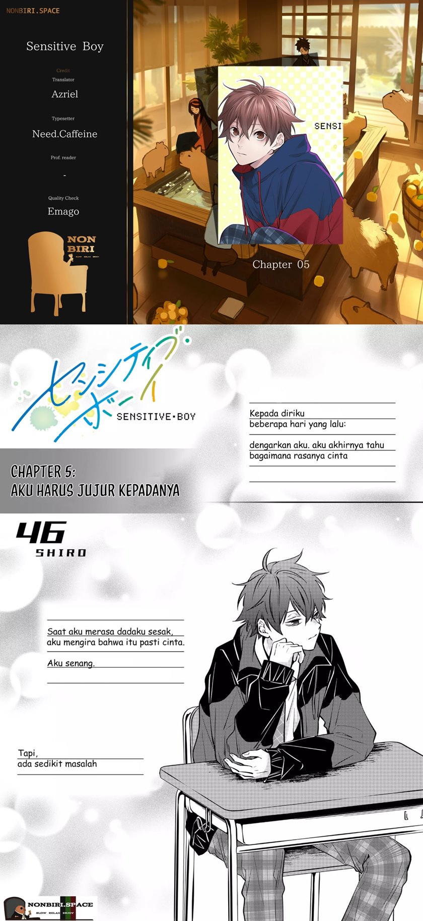 Komik Sensitive Boy Chapter 05 gambar 1