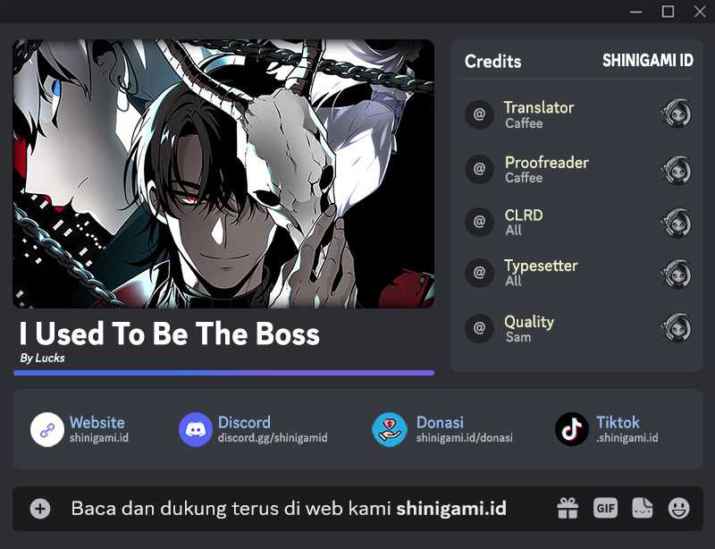 Komik I Used To Be The Boss Chapter 37 gambar 1