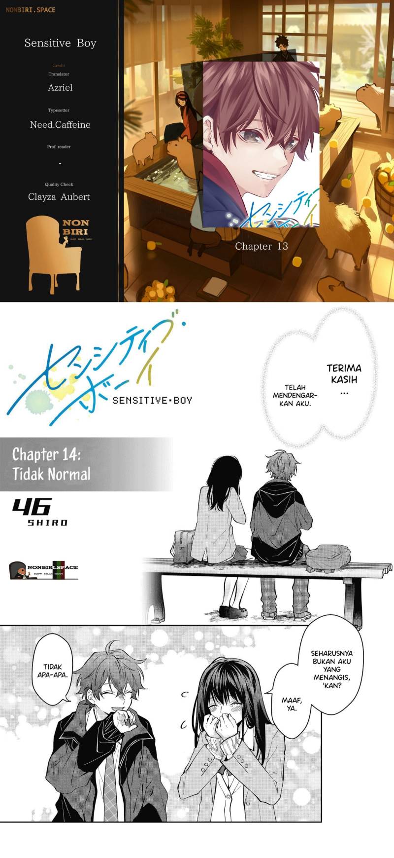 Komik Sensitive Boy Chapter 14 gambar 1