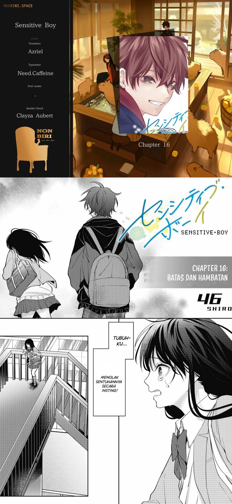 Komik Sensitive Boy Chapter 16 gambar 1