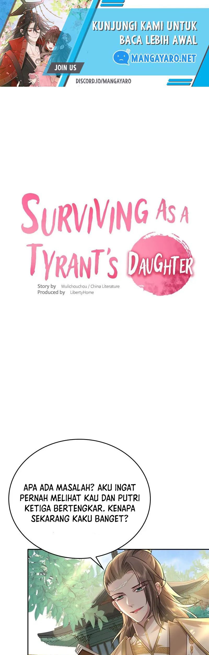 Manhua Surviving as a Tyrant’s Daughter Chapter 32 gambar 2