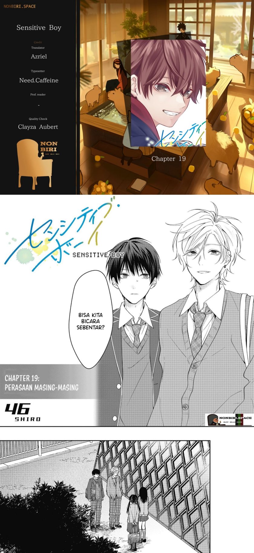 Komik Sensitive Boy Chapter 19 gambar 1
